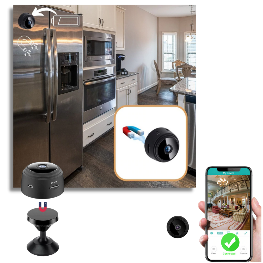 Compact Wi-Fi Home Security Camera