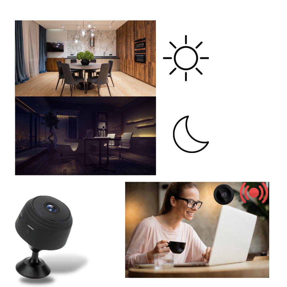 Compact Wi-Fi Home Security Camera