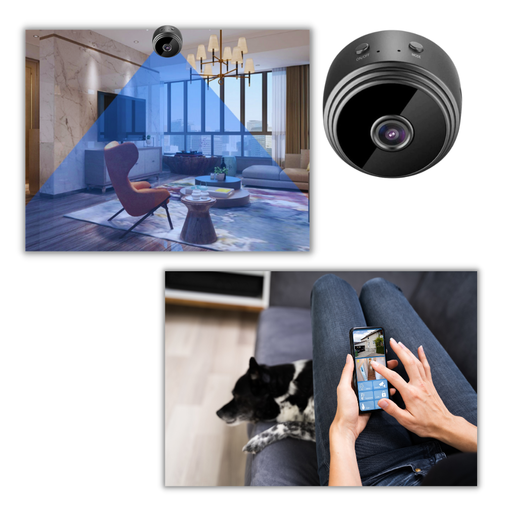 Compact Wi-Fi Home Security Camera
