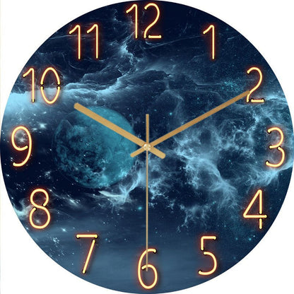 Modern Slim Large Wall Clock