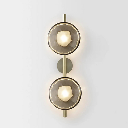 Elegant Glass Panel Wall Light