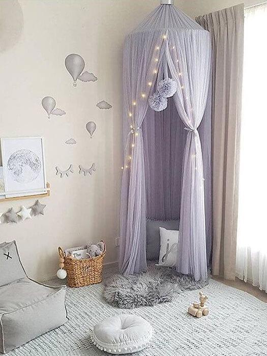 Soft Baby Bed Canopy - Cozy Nursery Shade