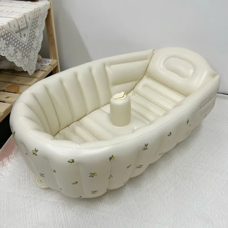 Portable Baby Bath Tub for Travel - Safe Bubble Bath