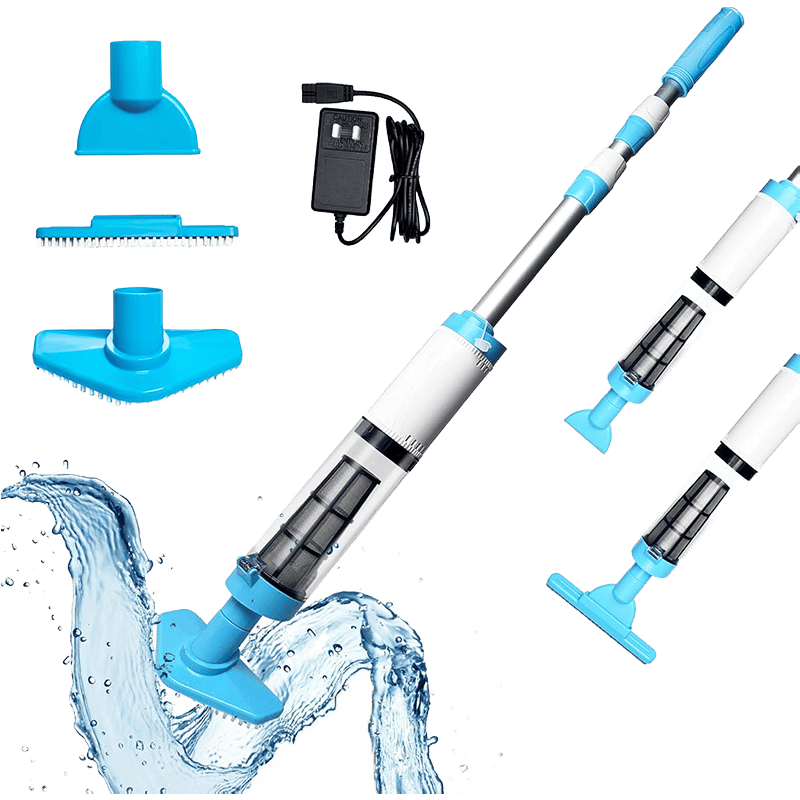 Portable Rechargeable Pool Vacuum Cleaner Kit