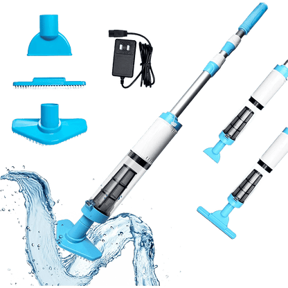 Portable Rechargeable Pool Vacuum Cleaner Kit