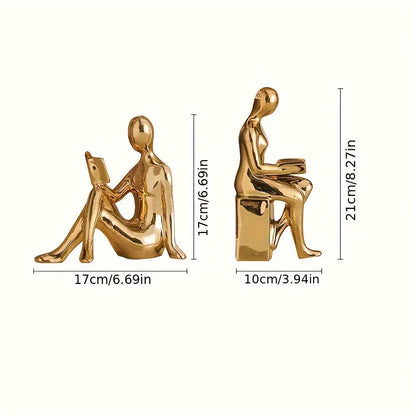 Stylish Ceramic Book Ends for Modern Home Decor