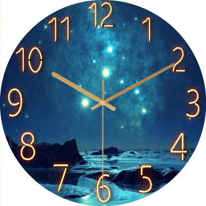 Modern Slim Large Wall Clock
