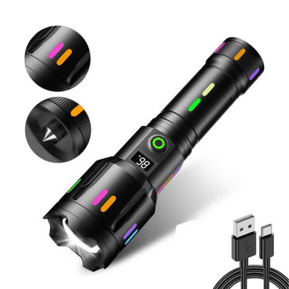 Powerful Rechargeable LED Torch 9000 Lumens