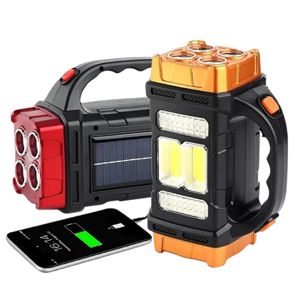 Compact 4-in-1 LED Flashlight Power Bank