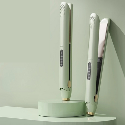 Professional 2-in-1 Ceramic Flat Iron Straightener