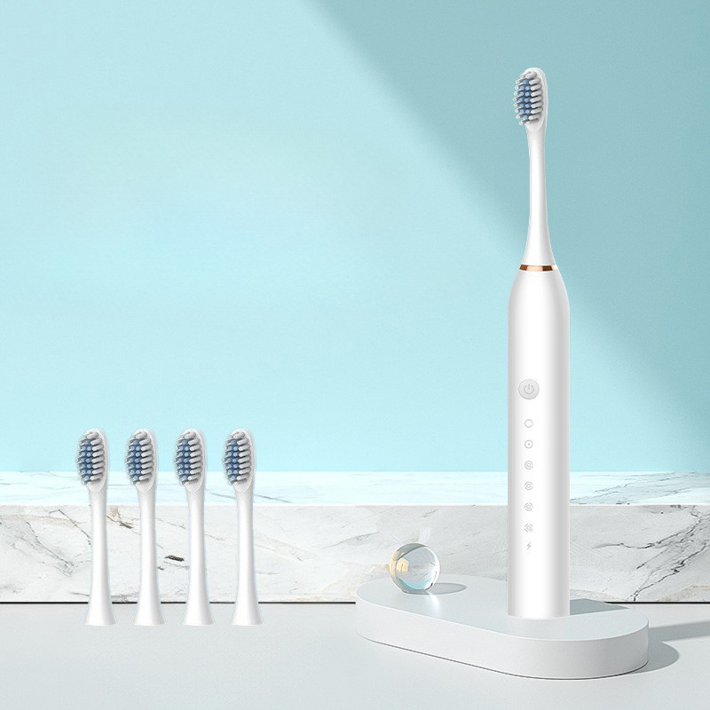 Electric Toothbrush with Replaceable Heads