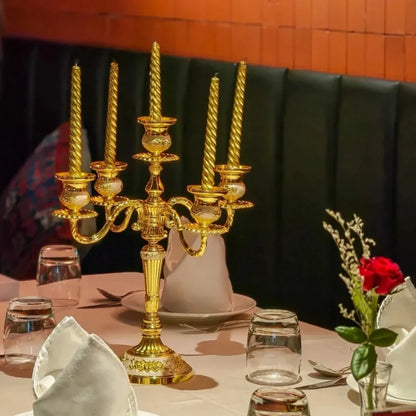 Luxury Gold Candle Holder