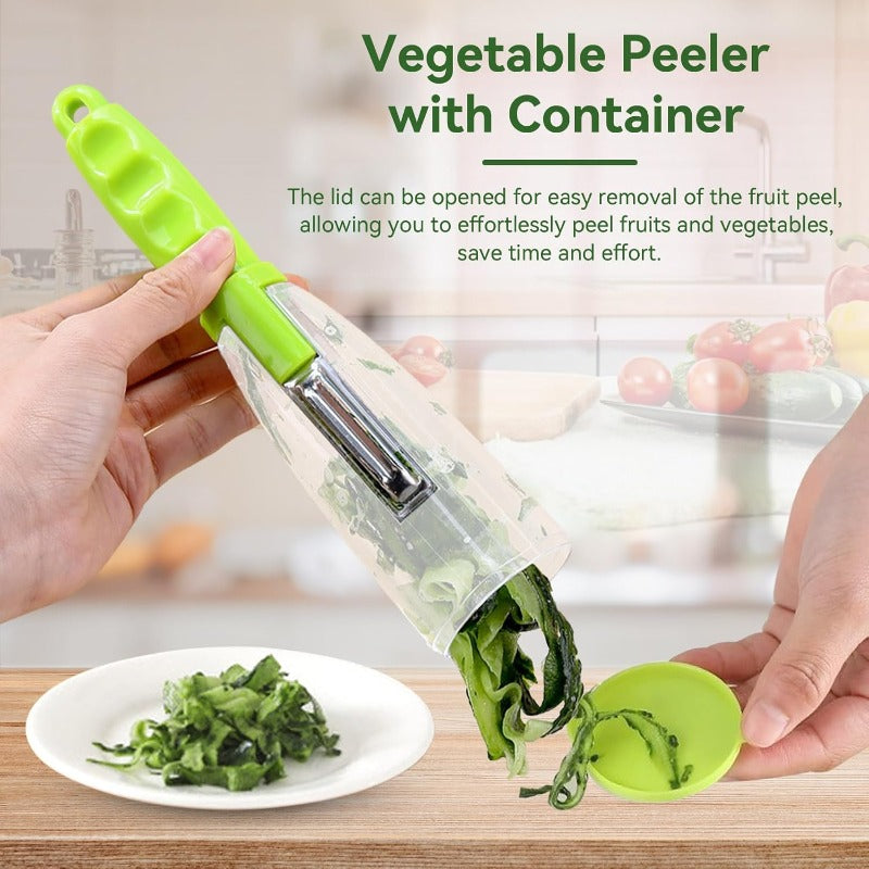Easy Vegetable Peeler with Storage Container