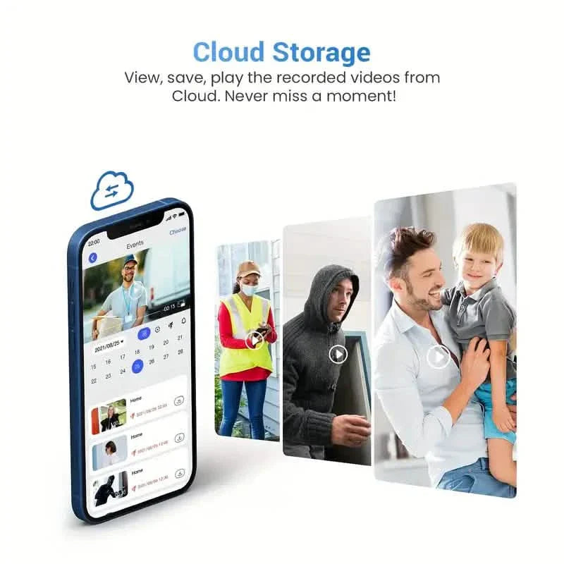Wi-Fi Smart Doorbell Camera with HD Video and Motion Detection