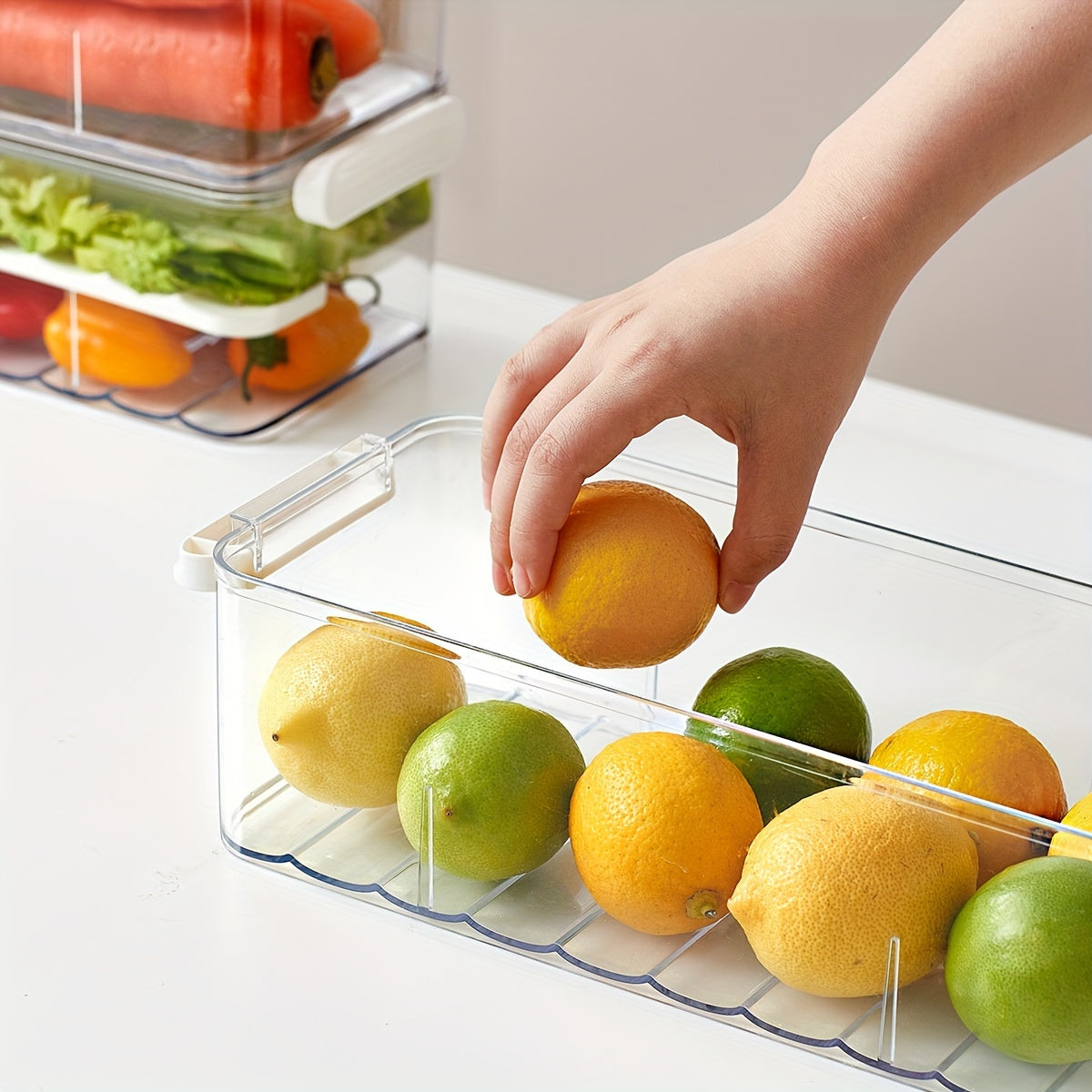 BPA Free Stackable Fridge Storage Container Set