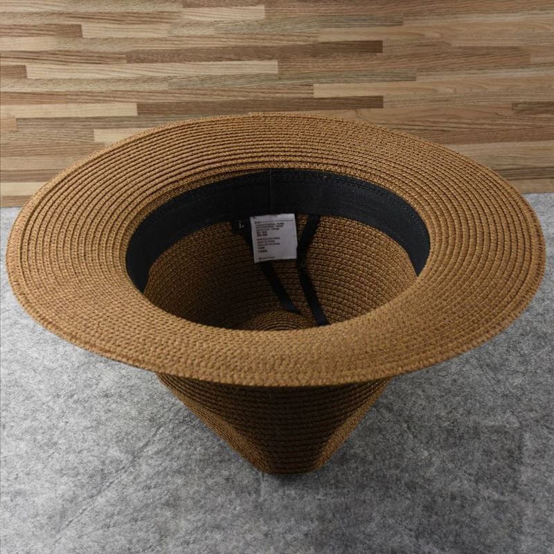 Natural Woven Panama Sun Hat