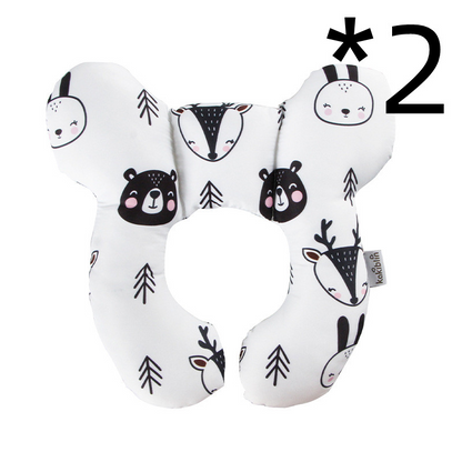 Soft Baby Head Support Pillow for Car Seat and Stroller - Fesara