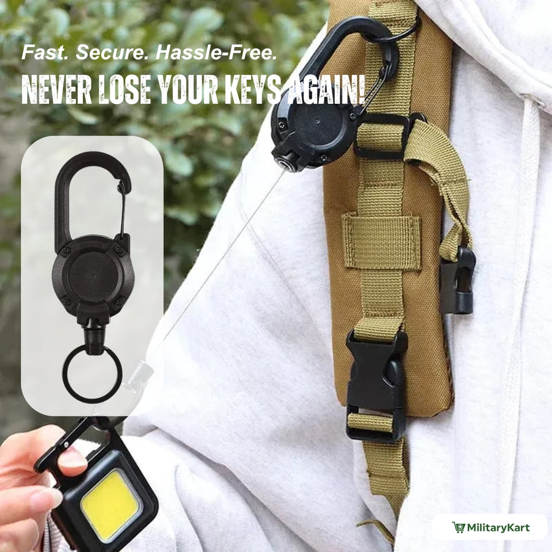 Durable Outdoor Carabiner Keychain Tool