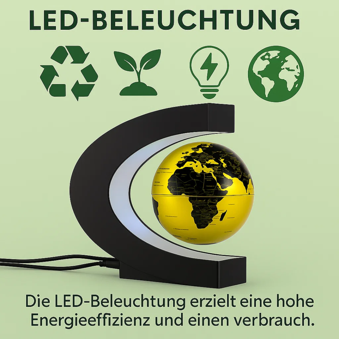 Modern LED Floating Globe Light Lamp