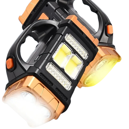 Compact 4-in-1 LED Flashlight Power Bank