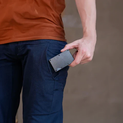 Slim RFID Block Metal Wallet for Men