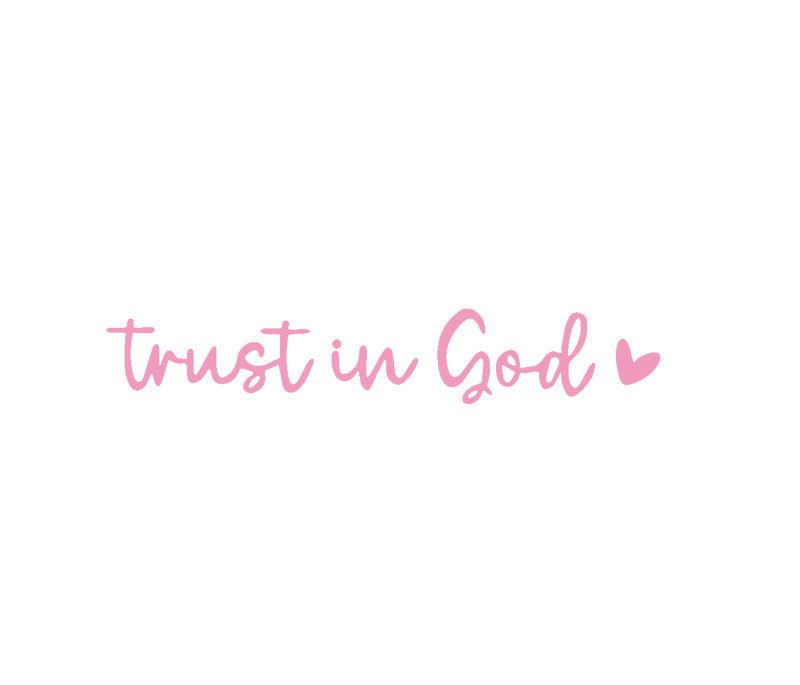 Faith Inspirational Car Mirror Sticker