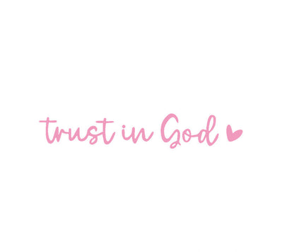 Faith Inspirational Car Mirror Sticker