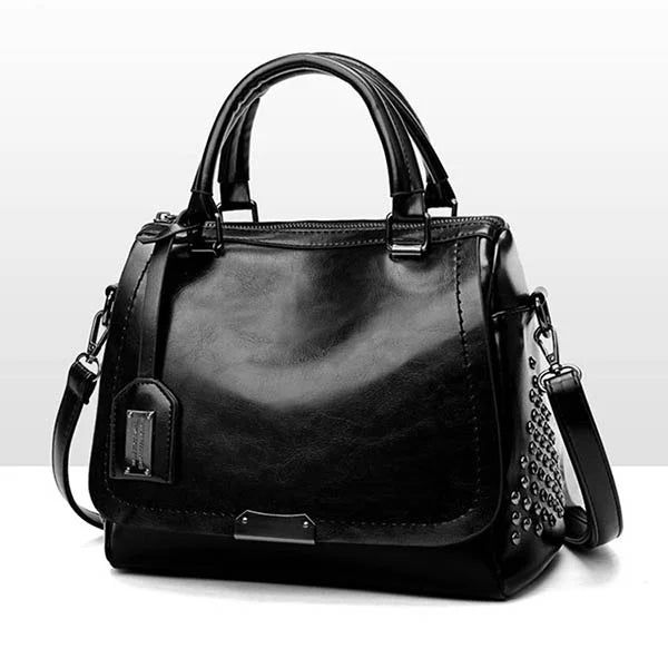 Stylish Genuine Leather Tote Bag for Women - Fesara
