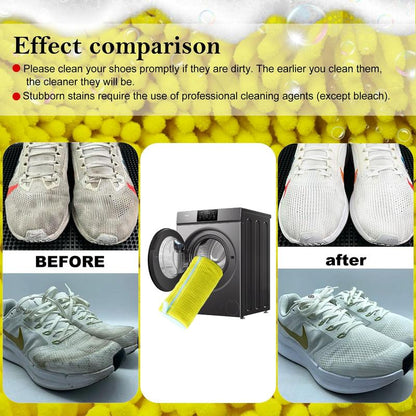 Soft Microfiber Shoe Laundry Bag - Gentle Machine Wash Protector