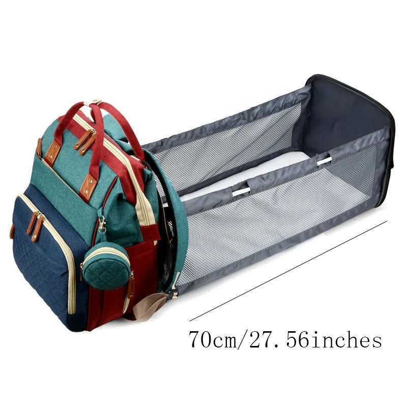 Practical 2in1 Baby Carrier with Built-in Changing Pad