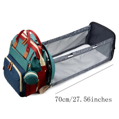 Practical 2in1 Baby Carrier with Built-in Changing Pad