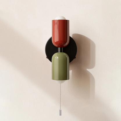Contemporary Dual Head Wall Lamp