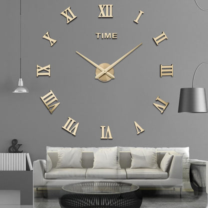 Stylish Wall Clock – Big Contemporary Decor Quartz Clock