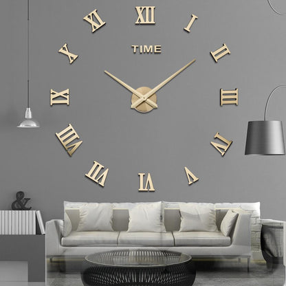 Minimalist White Wooden Wall Clock