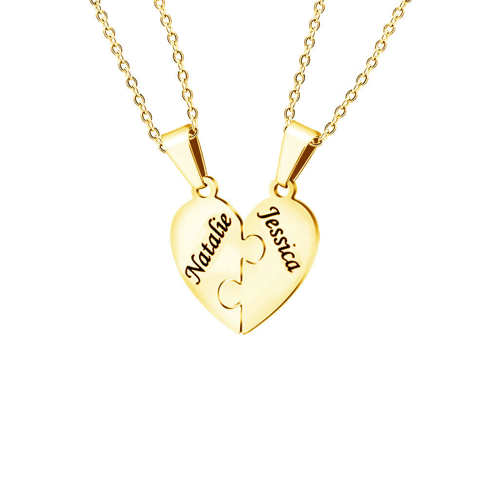 Customizable Heart Shaped Family Tree Necklace - Fesara
