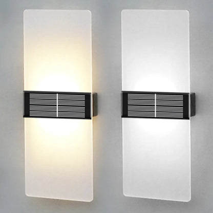 Solar Garden Lights - Modern Weather-Resistant Outdoor Wall Lamp-5