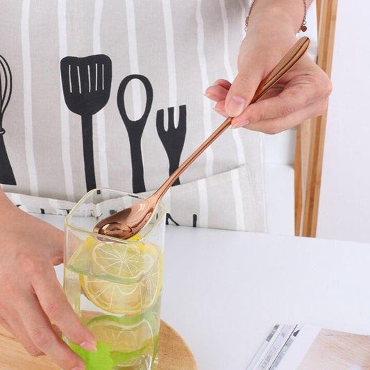 Luxury Gold Dessert Spoon - Fesara