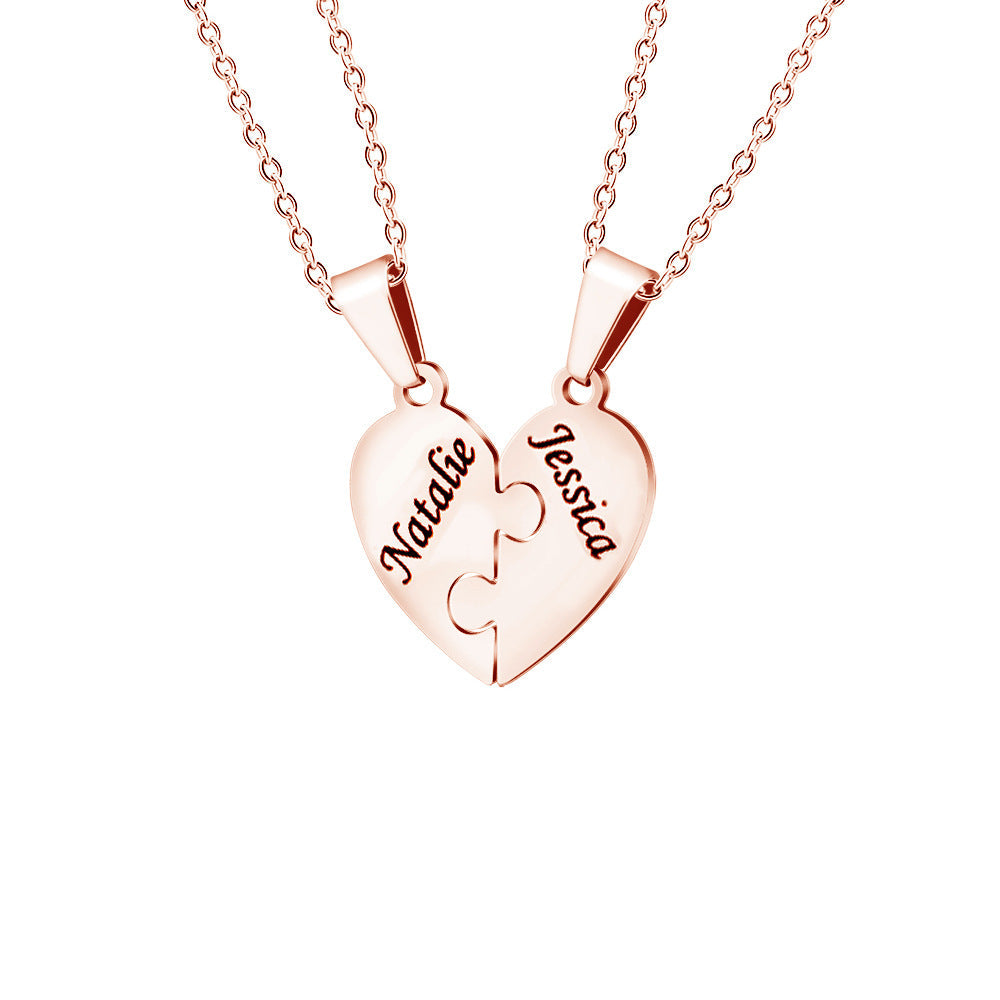 Customizable Heart Shaped Family Tree Necklace