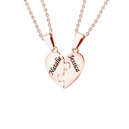 Customizable Heart Shaped Family Tree Necklace