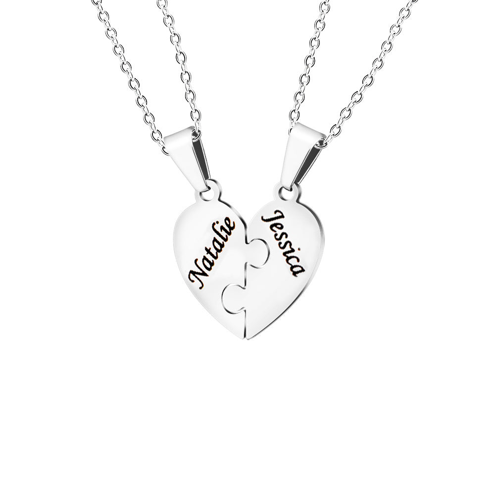 Customizable Heart Shaped Family Tree Necklace