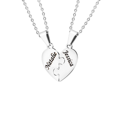 Customizable Heart Shaped Family Tree Necklace