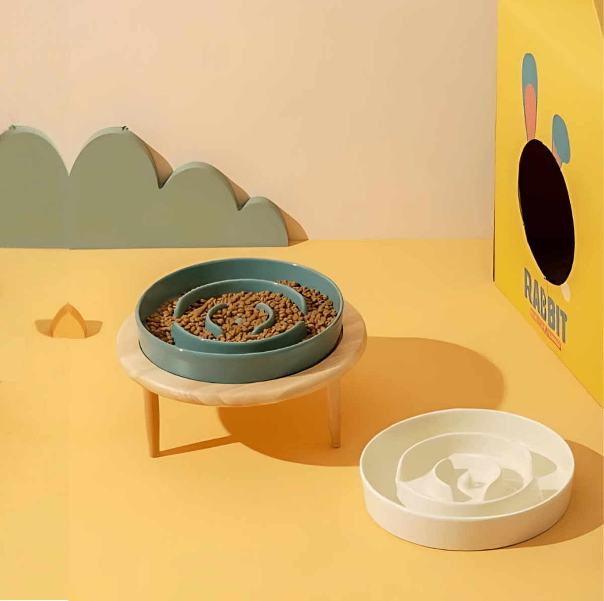Pet Slow Feeder Bowl for Dogs and Cats