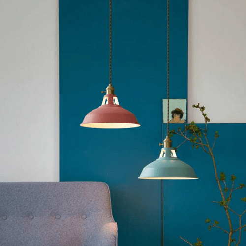 Pretty Pastel Pendant Light Fixture - Fesara