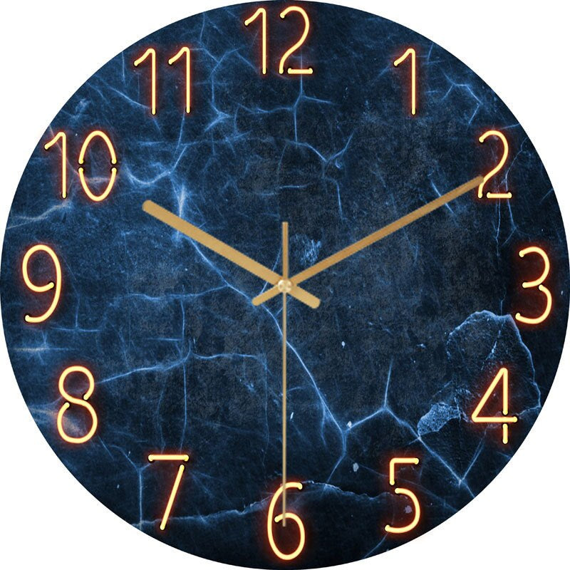 Modern Slim Large Wall Clock - Fesara