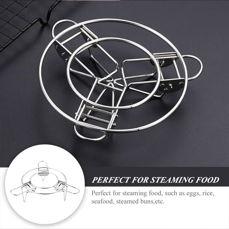 Premium Metal Food Steamer Rack Stand
