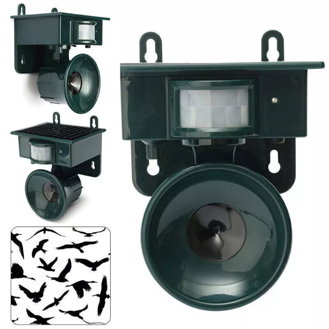 Outdoor Solar Bird Repellent with Motion Sensor
