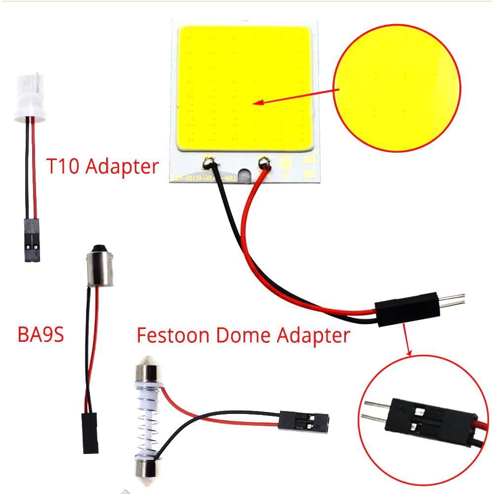 Colorful Car Interior LED Dome Light Kit 10PCS - Fesara