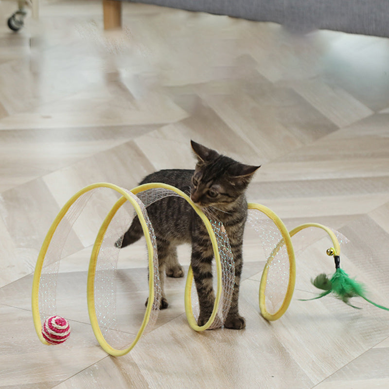 Portable Foldable Kitty Play Tunnel