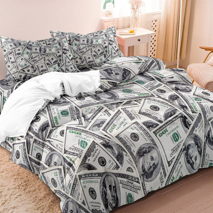 Luxury Money Theme Kids Bedding Set