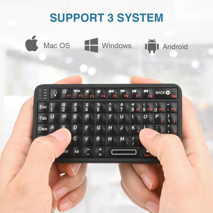 Compact 2in1 Wireless Portable Keyboard